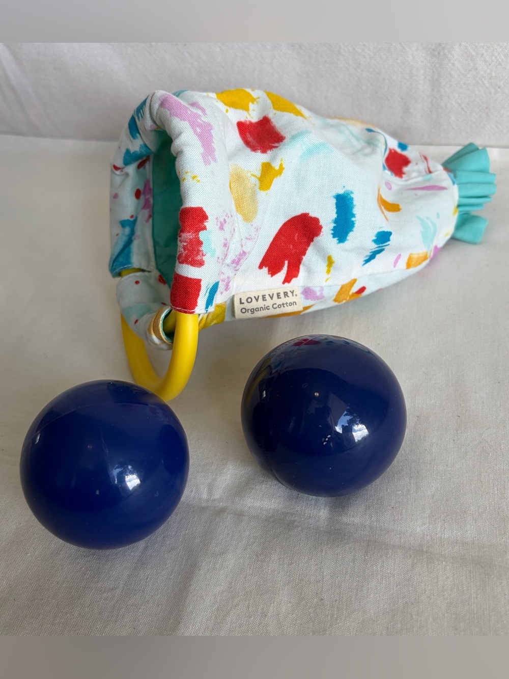 Lovevery Opposites Balls and Sensory Pouch Baby Toys from the Thinker Playkit